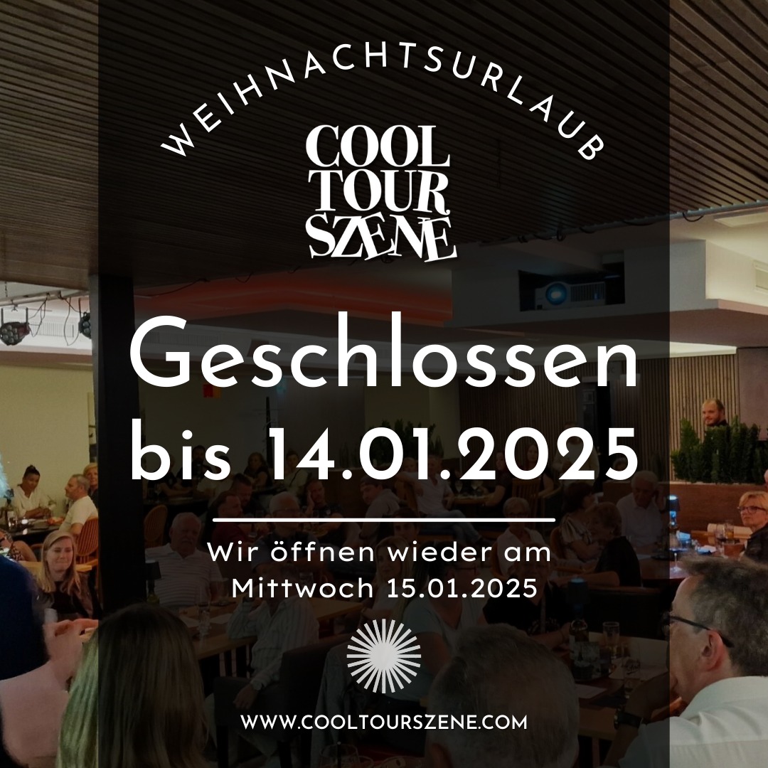 Feiertagspause bei COOLTOURSZENE